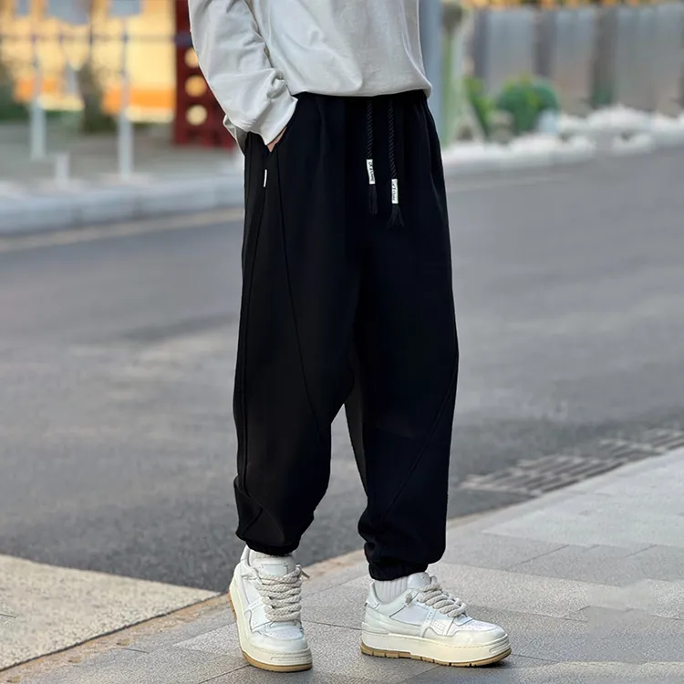 HALEBOSS Casual Pants Men-4