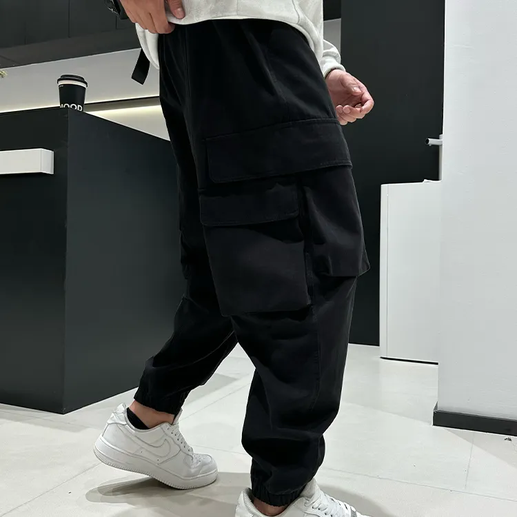 HALEBOSS Casual Pants Men-4