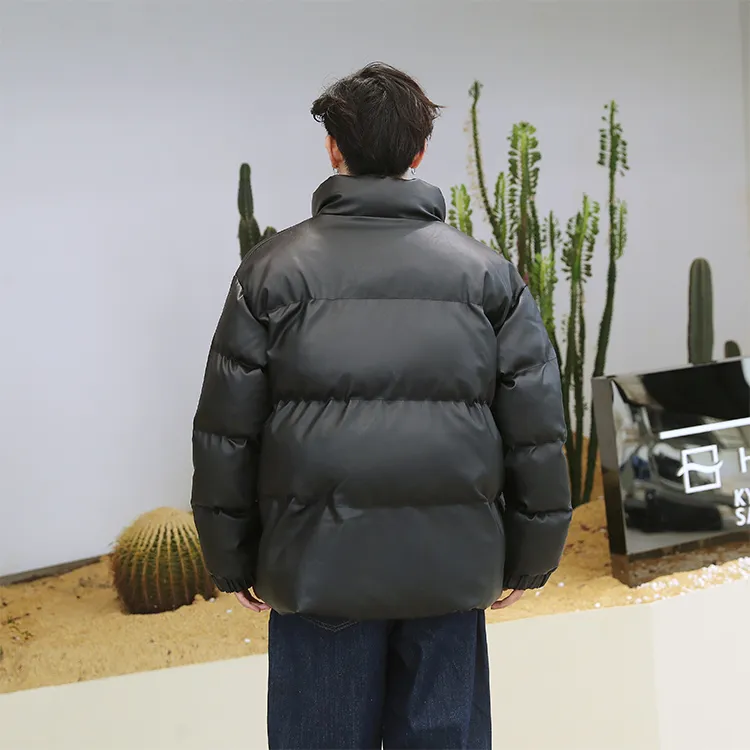 HALEBOSS Stand Collar Puffer Jacket Men's-3