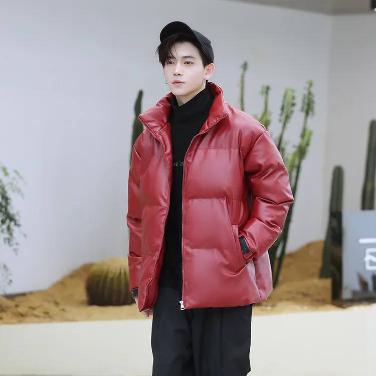 HALEBOSS Stand Collar Puffer Jacket Men's-8