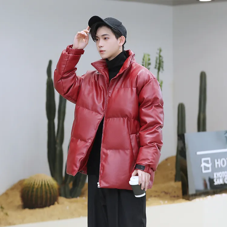HALEBOSS Stand Collar Puffer Jacket Men's-9