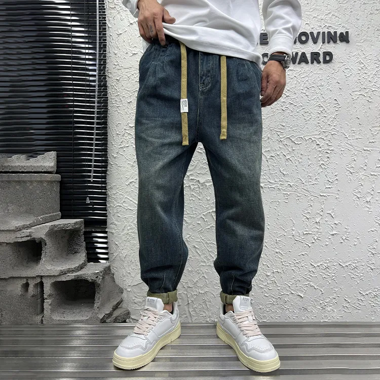 HALEBOSS Jeans Men Blue-2