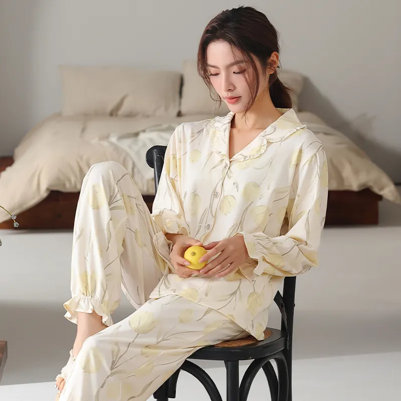 XIA.WA.ZHI.XIU Pajama Set Women's Gift Box Set-12