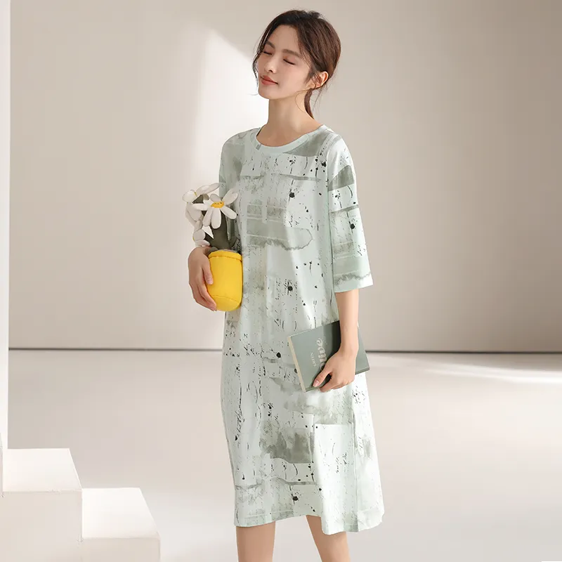 XIA.WA.ZHI.XIU Nightgown Women's Gift Box Set-32
