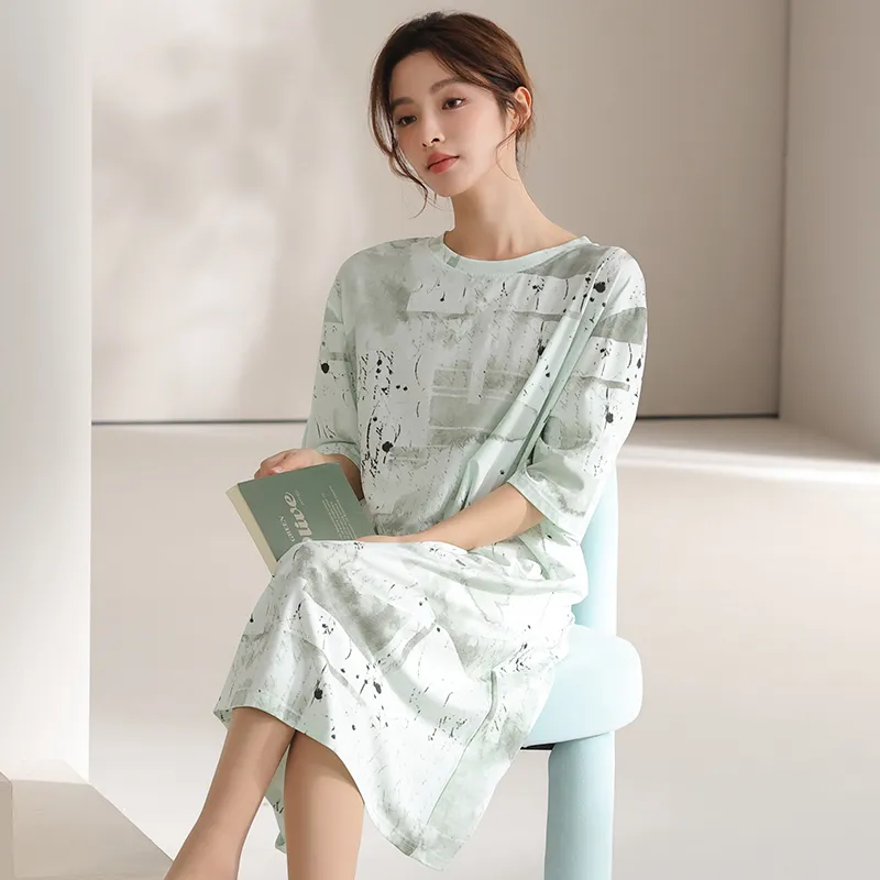 XIA.WA.ZHI.XIU Nightgown Women's Gift Box Set-34