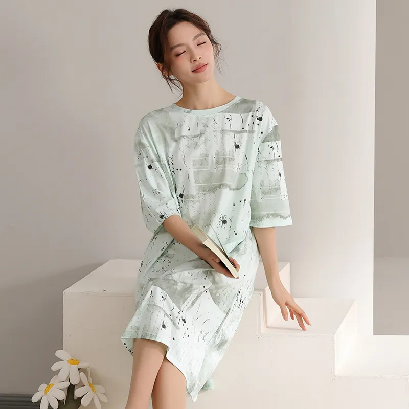 XIA.WA.ZHI.XIU Nightgown Women's Gift Box Set-33