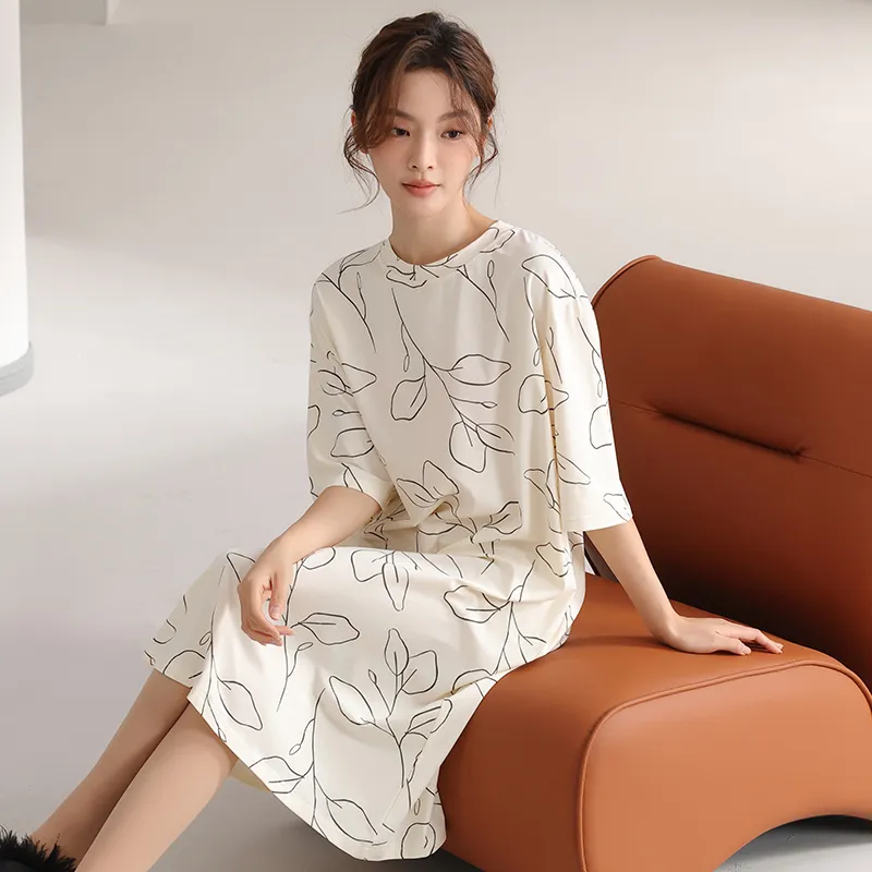 XIA.WA.ZHI.XIU Nightgown Women's Gift Box Set-36