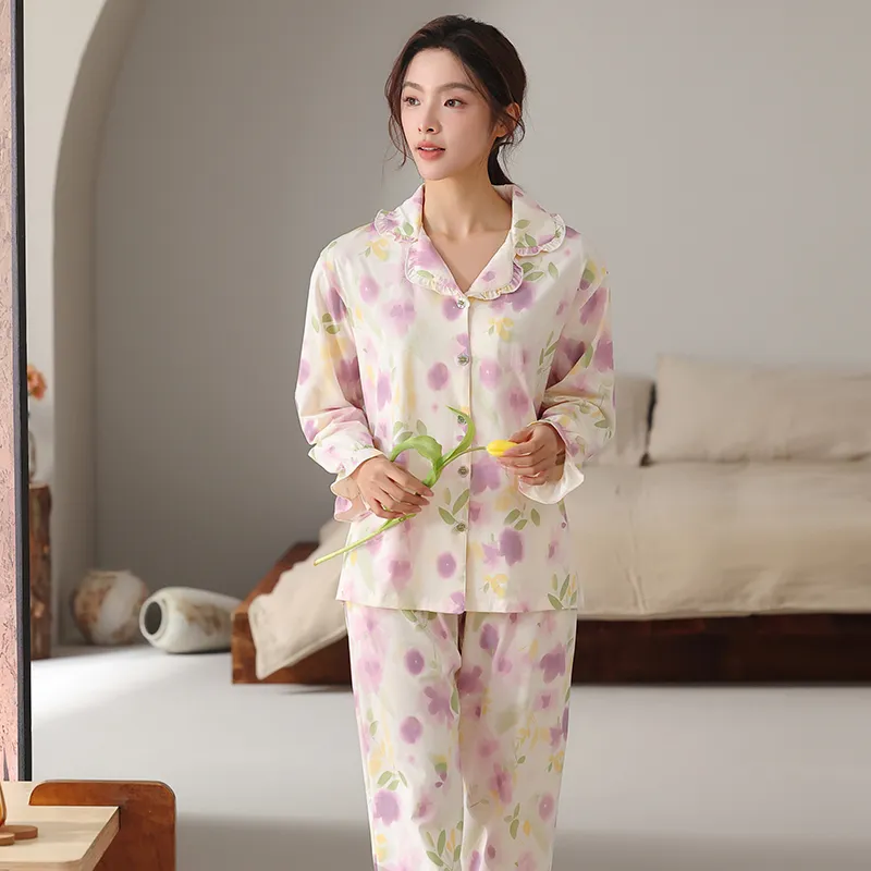 XIA.WA.ZHI.XIU Pajama Set Women's Gift Box Set-6