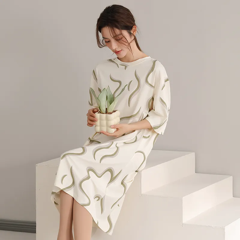 XIA.WA.ZHI.XIU Nightgown Women's Gift Box Set-3