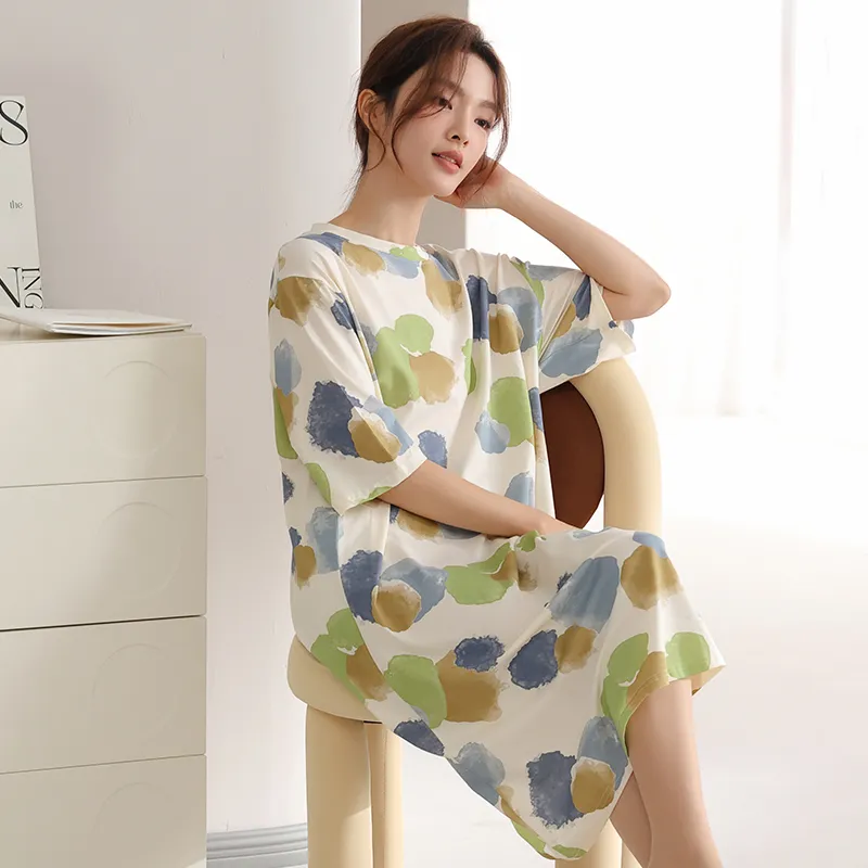 XIA.WA.ZHI.XIU Nightgown Women's Gift Box Set-22