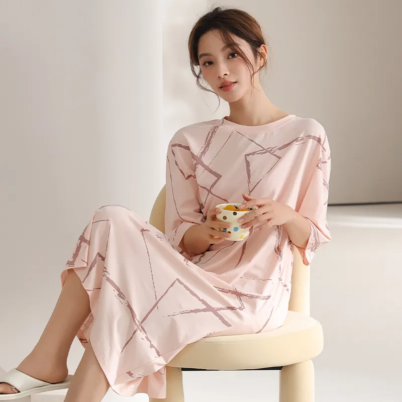 XIA.WA.ZHI.XIU Nightgown Women's Gift Box Set-9