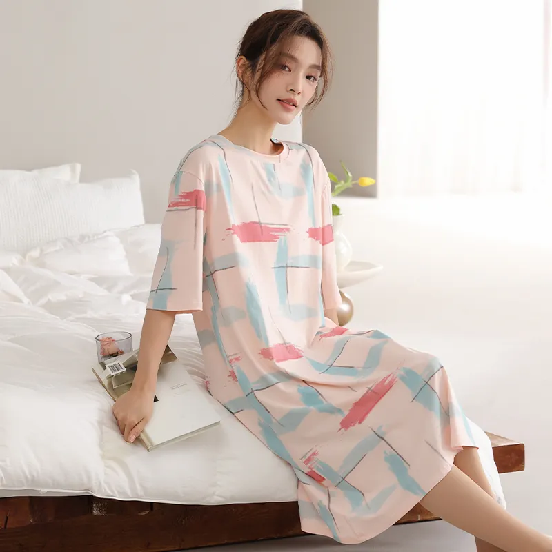 XIA.WA.ZHI.XIU Nightgown Women's Gift Box Set-16