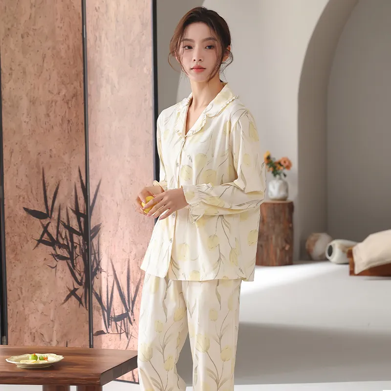 XIA.WA.ZHI.XIU Pajama Set Women's Gift Box Set-11