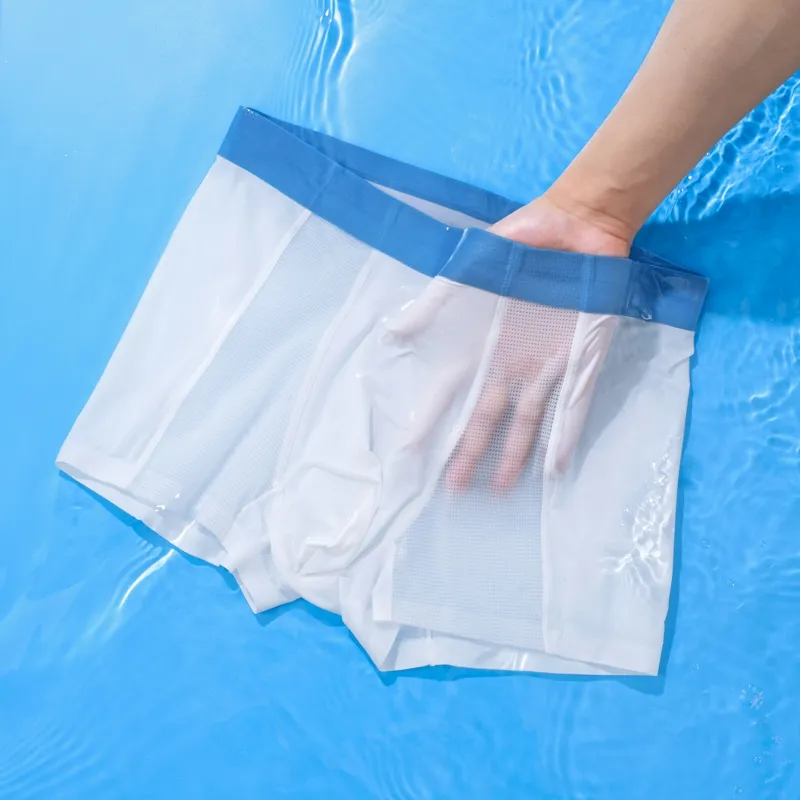 XIA.WA.ZHI.XIU Underpants Men's Shopping Bag 5 Pack-4