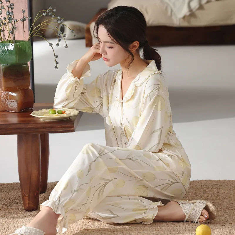 XIA.WA.ZHI.XIU Pajama Set Women's Gift Box Set-13
