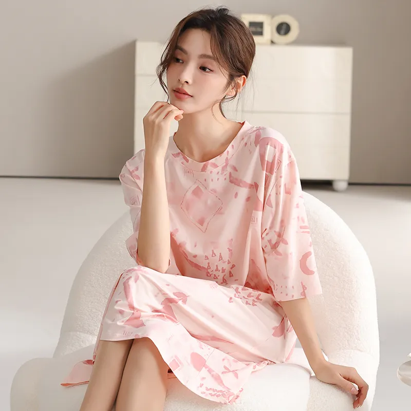 XIA.WA.ZHI.XIU Nightgown Women's Gift Box Set-13