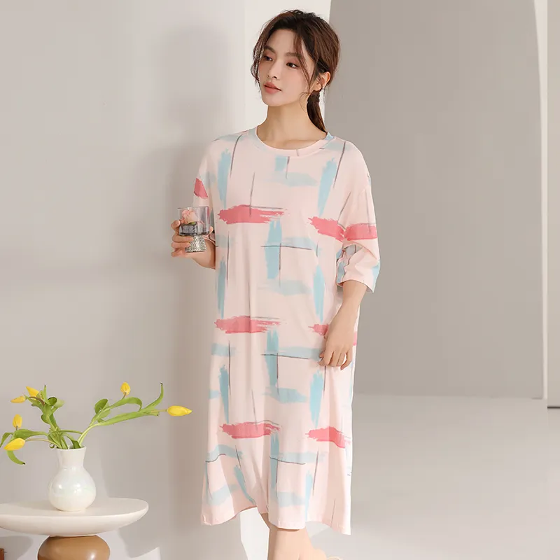 XIA.WA.ZHI.XIU Nightgown Women's Gift Box Set-19