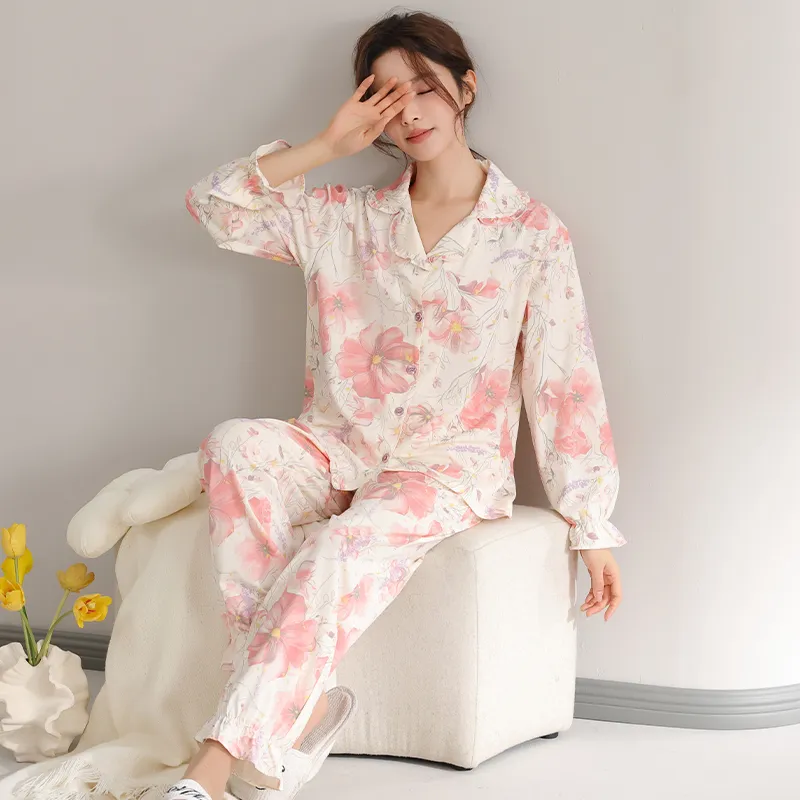 XIA.WA.ZHI.XIU Pajama Set Women's Gift Box Set-23