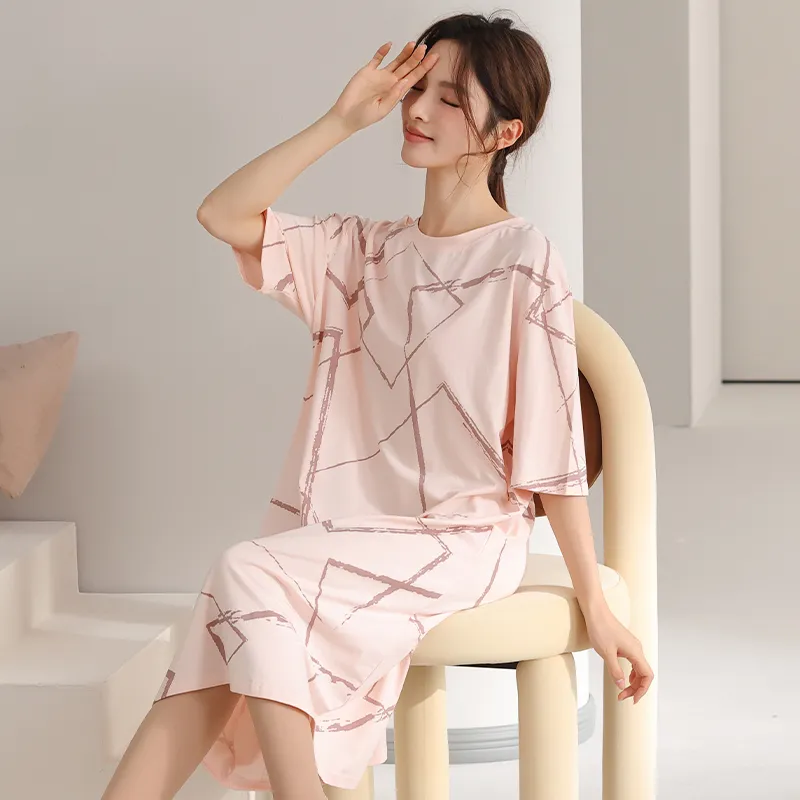 XIA.WA.ZHI.XIU Nightgown Women's Gift Box Set-8