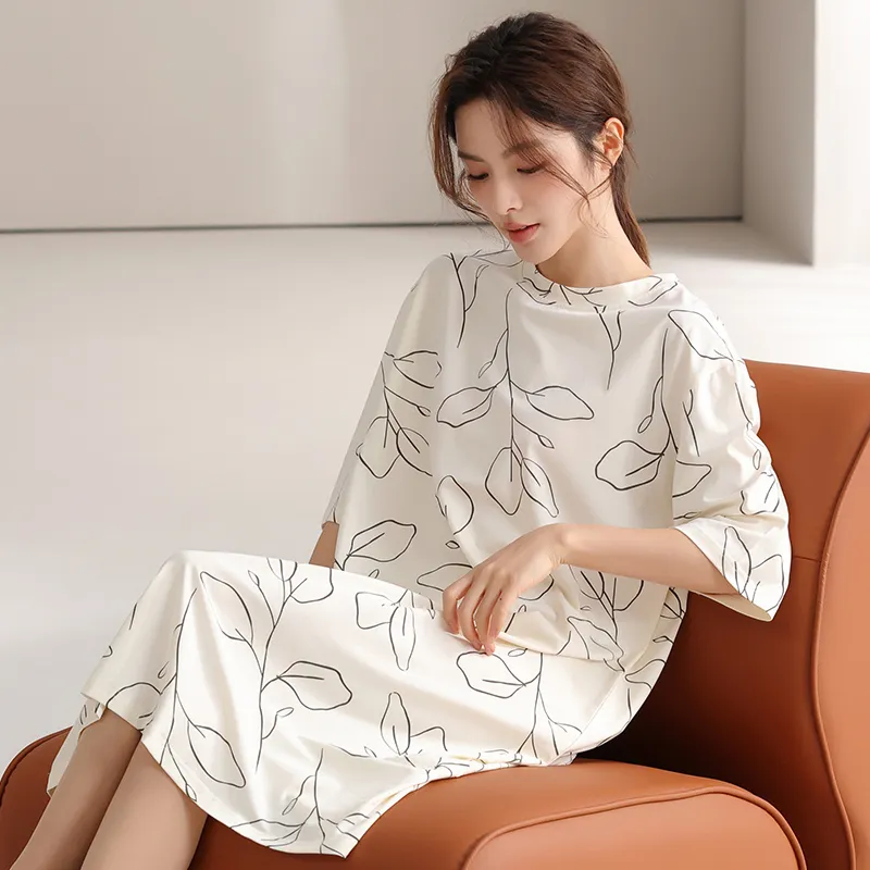 XIA.WA.ZHI.XIU Nightgown Women's Gift Box Set-37