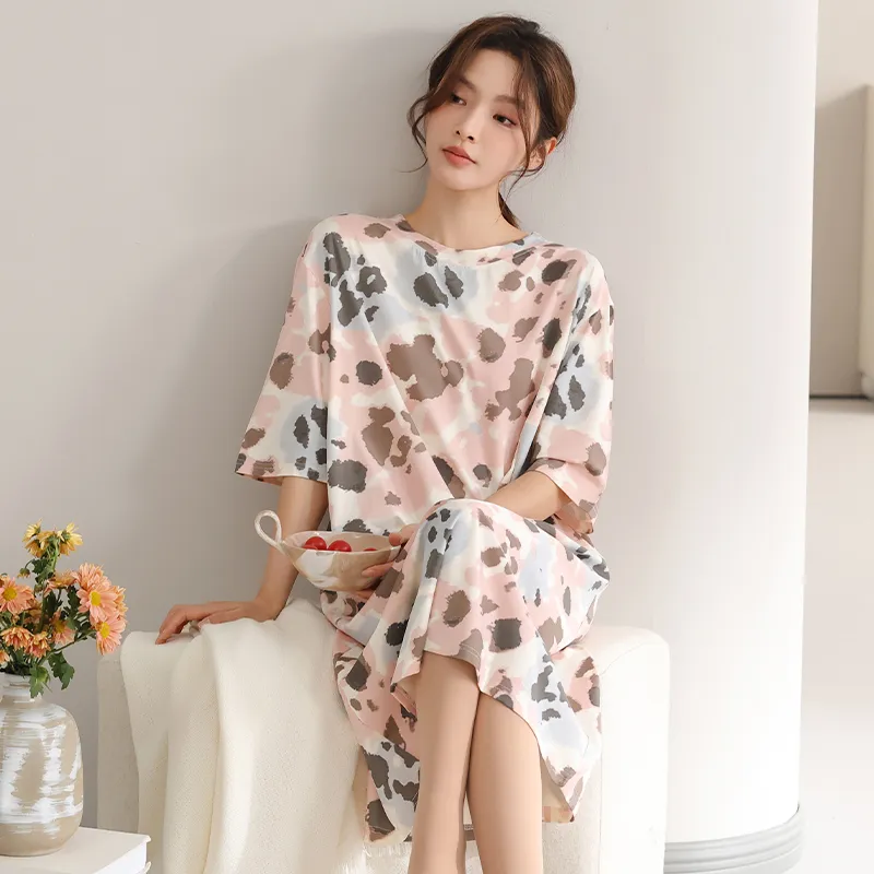 XIA.WA.ZHI.XIU Nightgown Women's Gift Box Set-29