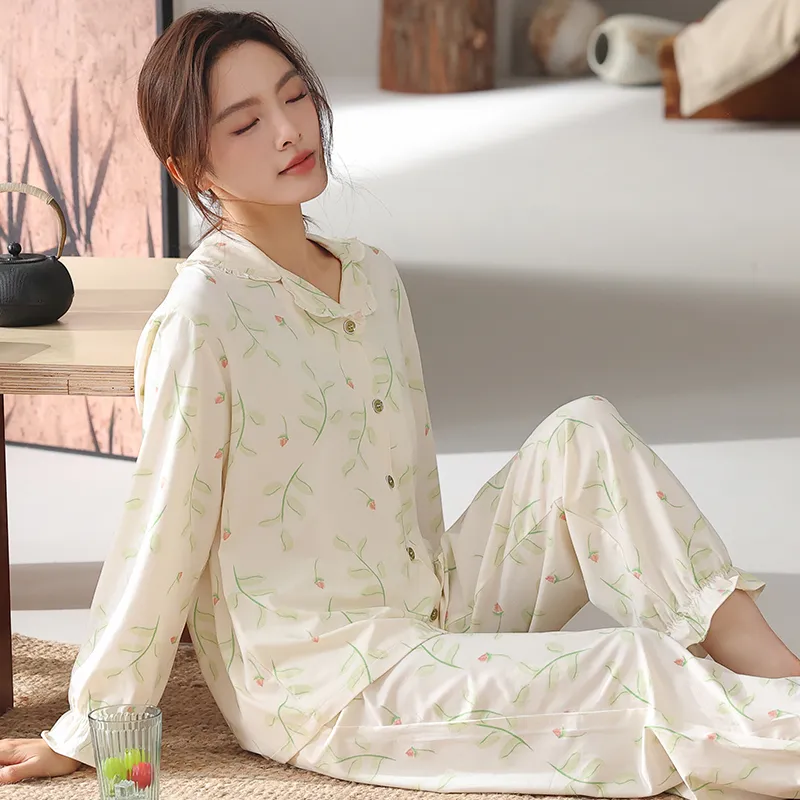 XIA.WA.ZHI.XIU Pajama Set Women's Gift Box Set-4
