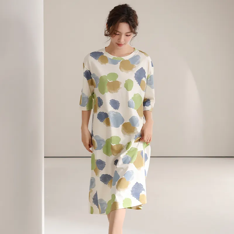 XIA.WA.ZHI.XIU Nightgown Women's Gift Box Set-21