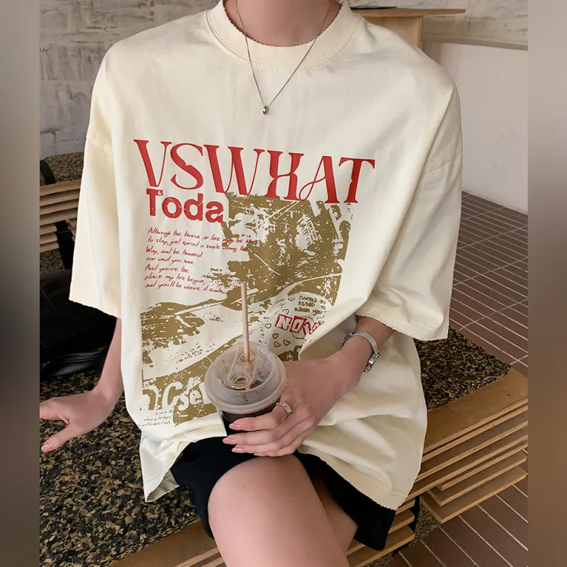 VS WHAT T Shirts Women's-2