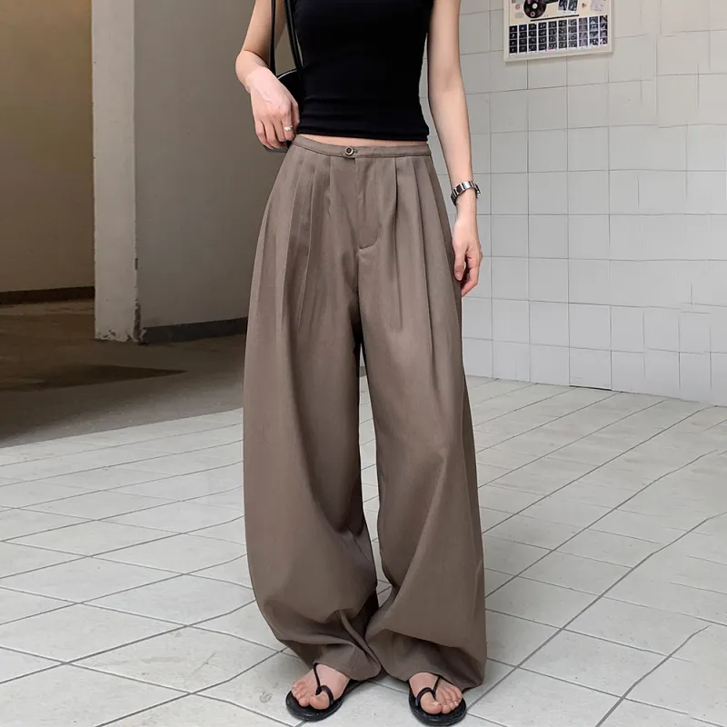 VS WHAT Suit Trousers Women's Khaki-2