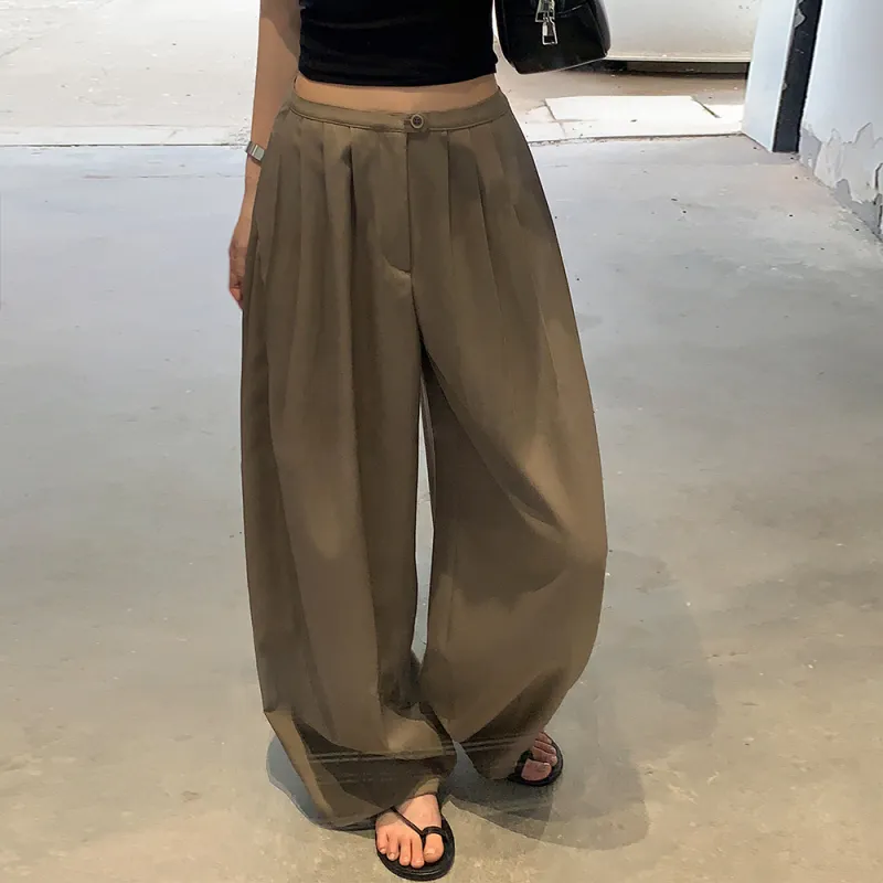 VS WHAT Suit Trousers Women's Khaki-4