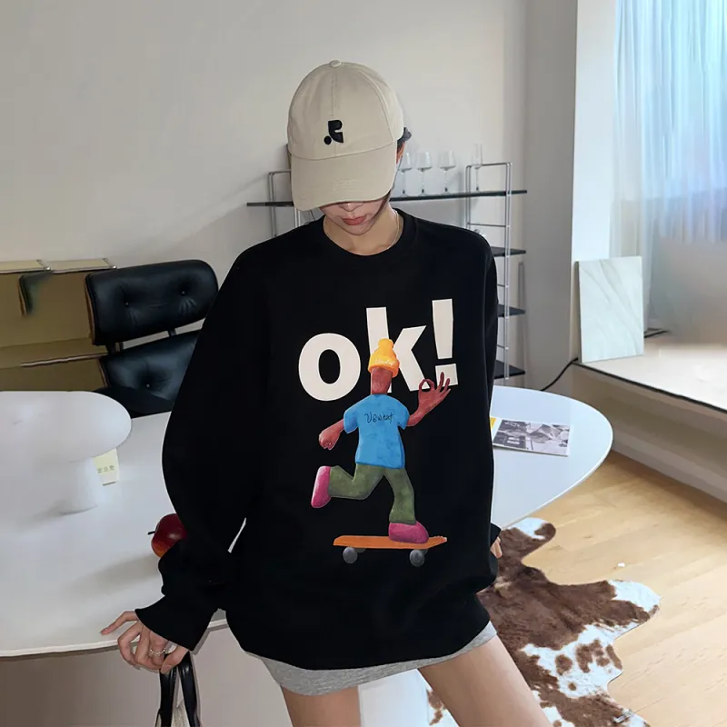 VS WHAT Sweatshirts Unisex-0