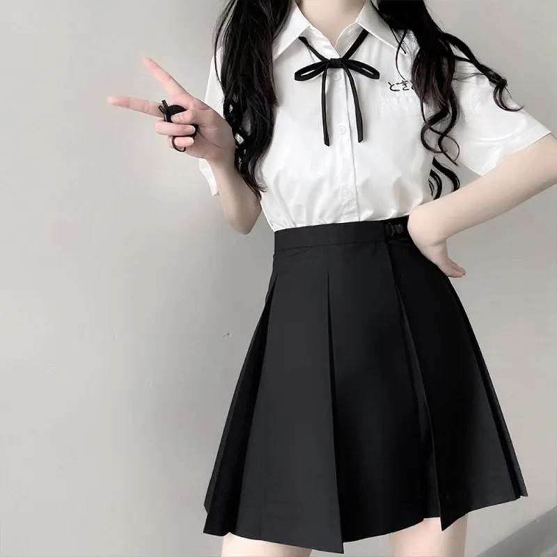 RIMUXINGHE Casual Short Skirts Women's-5