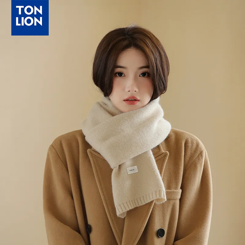 Tonlion Knit Scarves Women's-3
