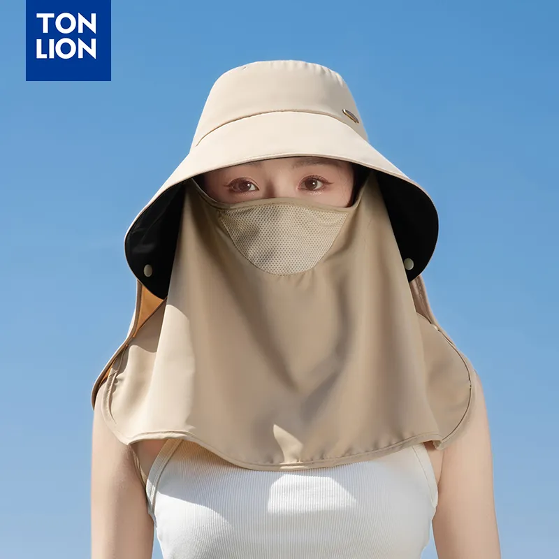 Tonlion Polyester Sun Protection Hats Unisex-7