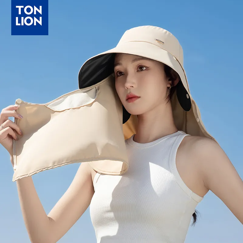Tonlion Polyester Sun Protection Hats Unisex-12