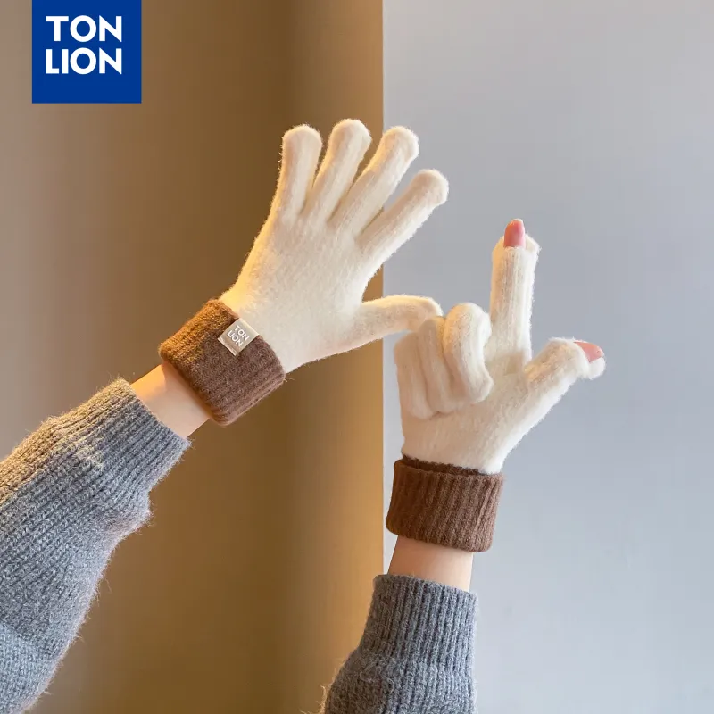 Tonlion Polyamide Knit Gloves Women's-3