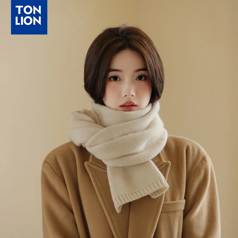 Tonlion Knit Scarves Women's-4