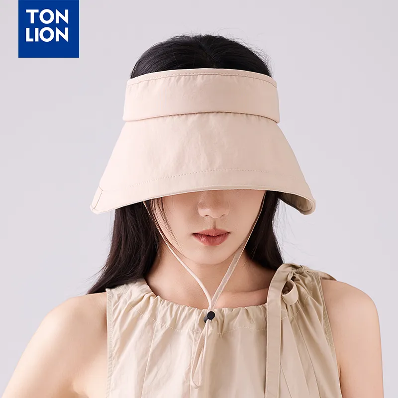 Tonlion Polyester Sun Protection Hats Women's-2