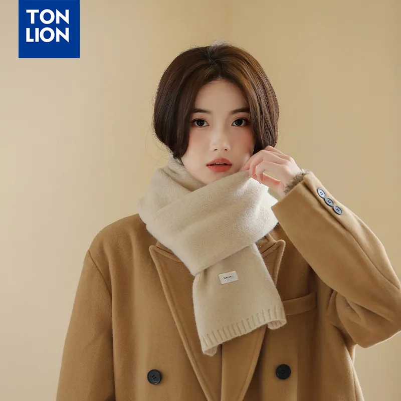 Tonlion Knit Scarves Women's-1