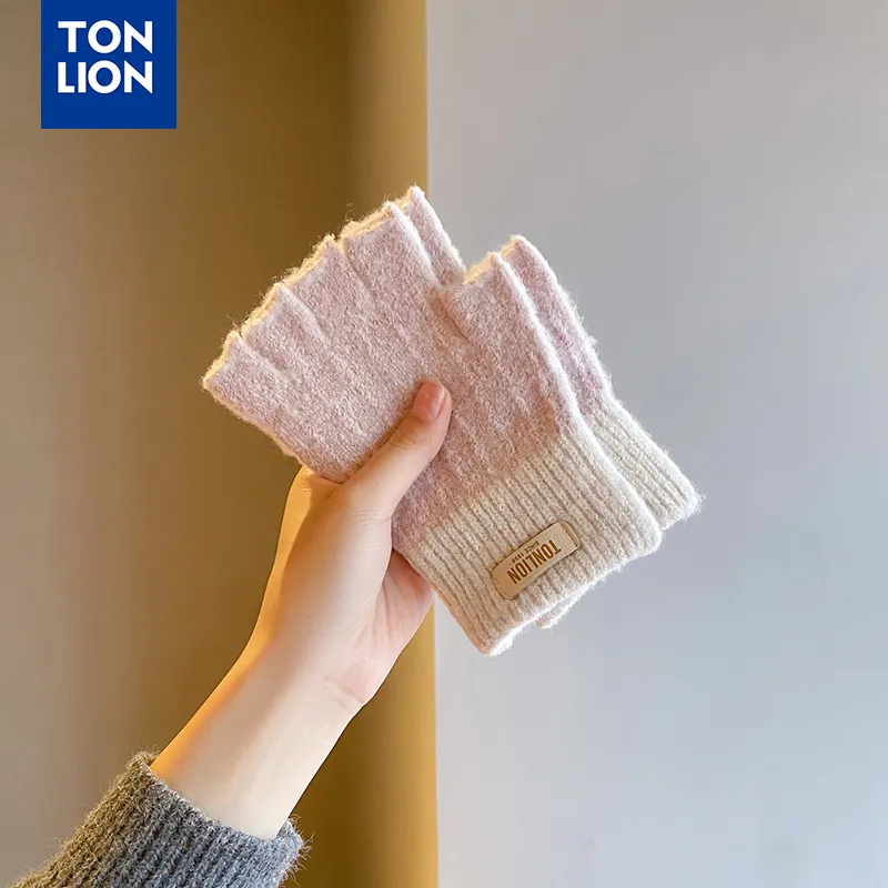 Tonlion Acrylic Knit Gloves Unisex-8