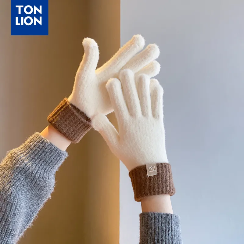 Tonlion Polyamide Knit Gloves Women's-2