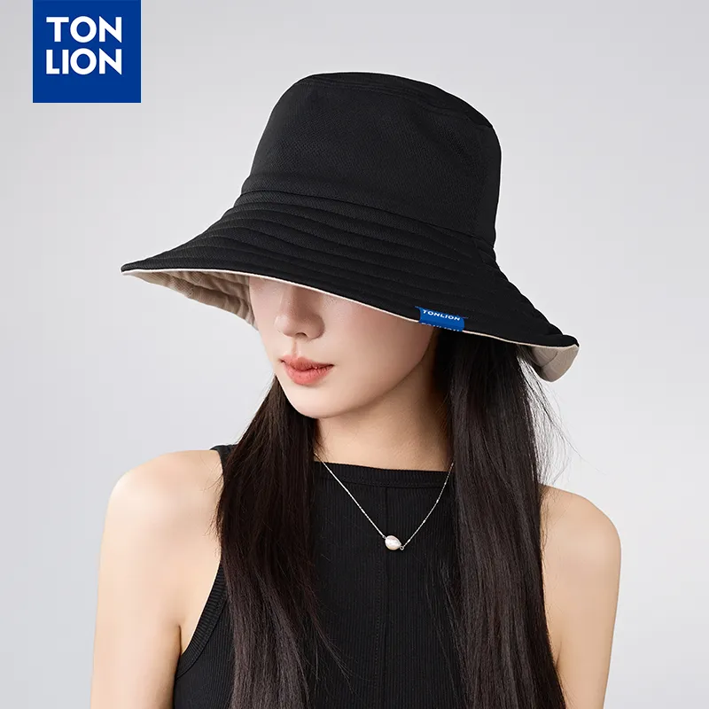Tonlion Polyester Bucket Hats Unisex-5