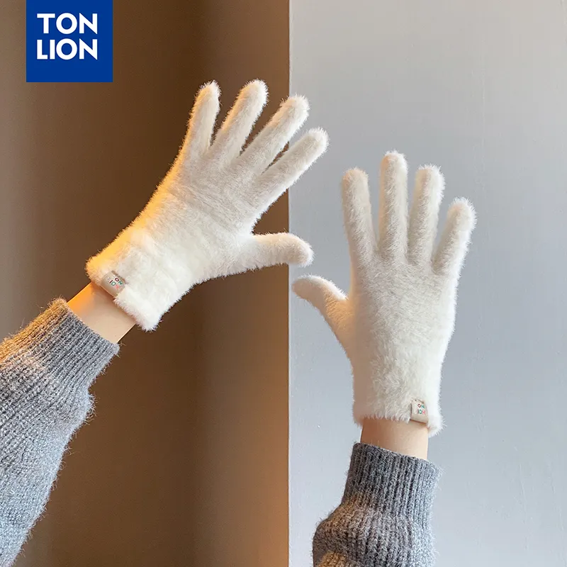 Tonlion Polyamide Knit Gloves Unisex-1