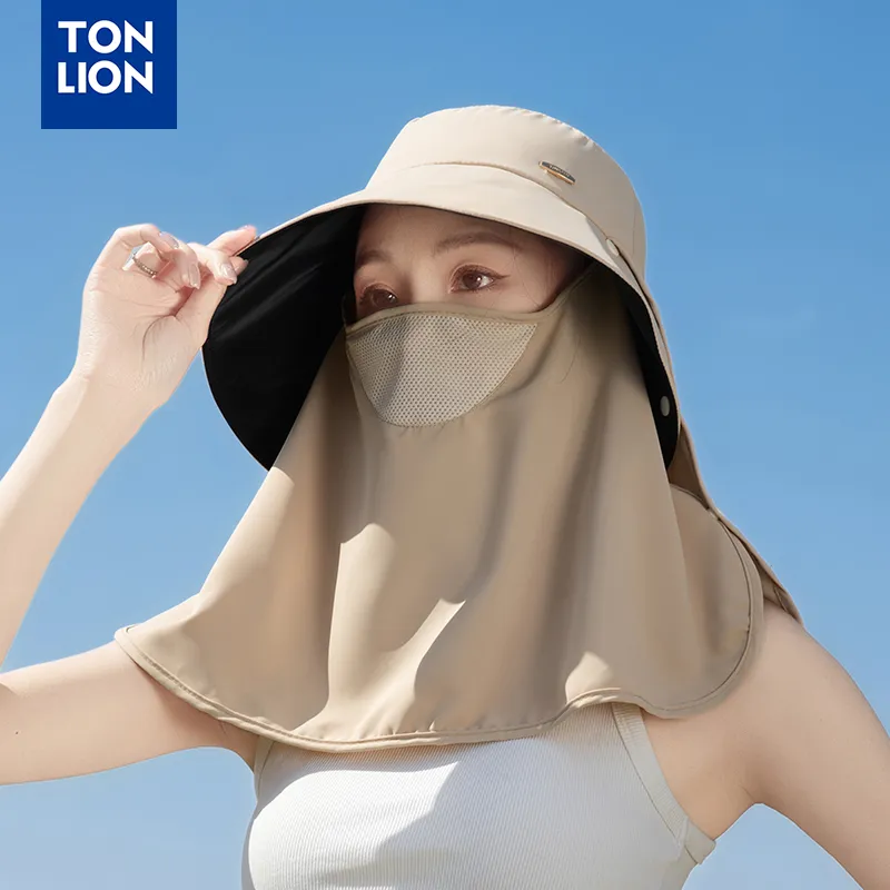 Tonlion Polyester Sun Protection Hats Unisex-9