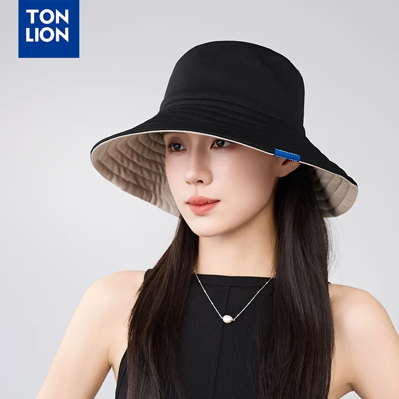 Tonlion Polyester Bucket Hats Unisex-4