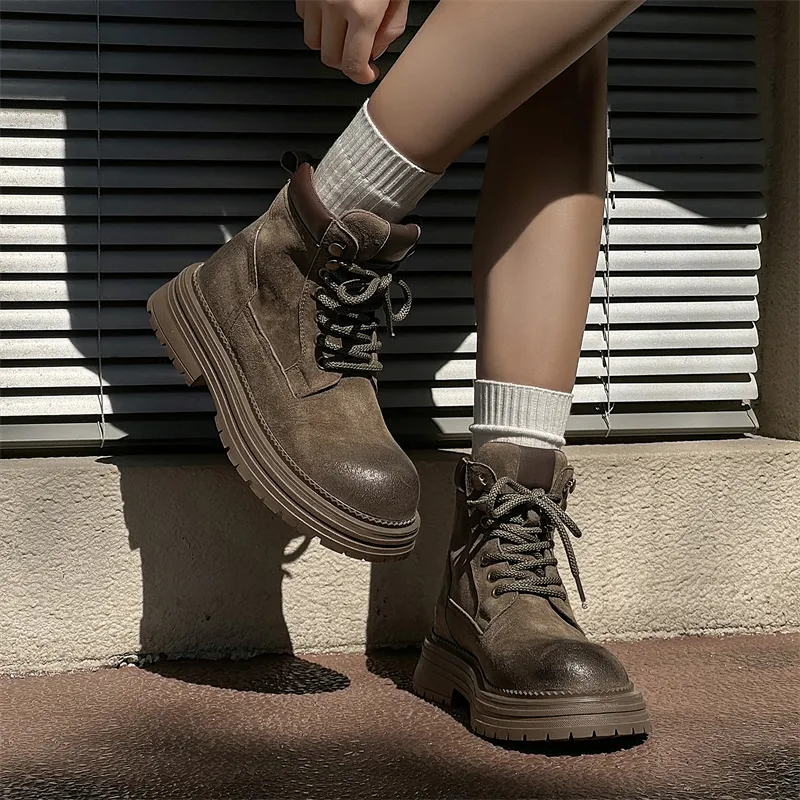 YUZHAOLIN Short Martin Boot Unisex-27