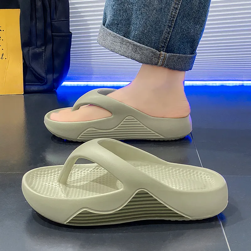 YUZHAOLIN EVA Odor Resistant Abrasion Resistant Slip Resistant Flip Flops Men's-12