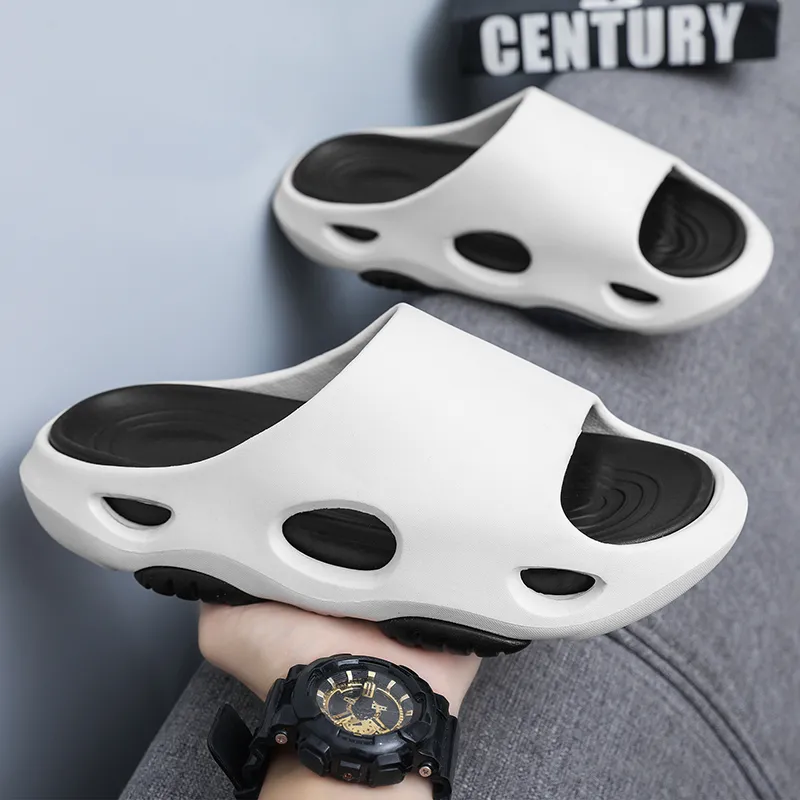 YUZHAOLIN EVA Slip Resistant Odor Resistant Abrasion Resistant Cushioning Slide Slippers Men's-9