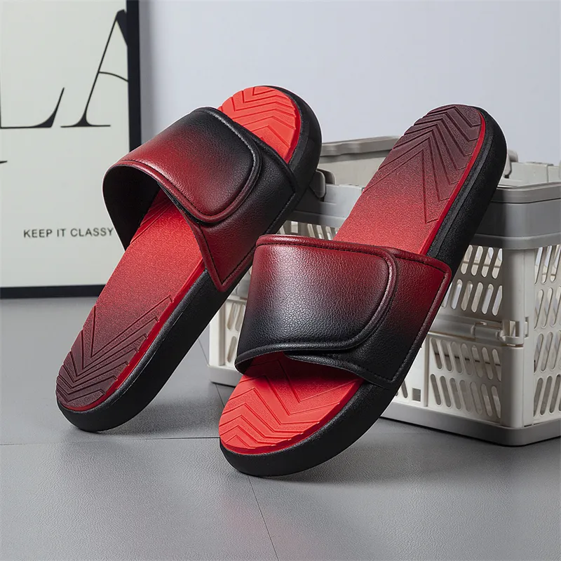 YUZHAOLIN Slip Resistant Abrasion Resistant Cushioning Slide Slippers Men's-9