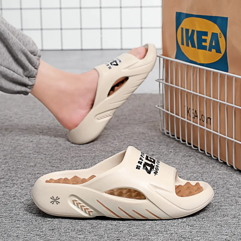 YUZHAOLIN EVA Odor Resistant Massage Slide Slippers Unisex-18
